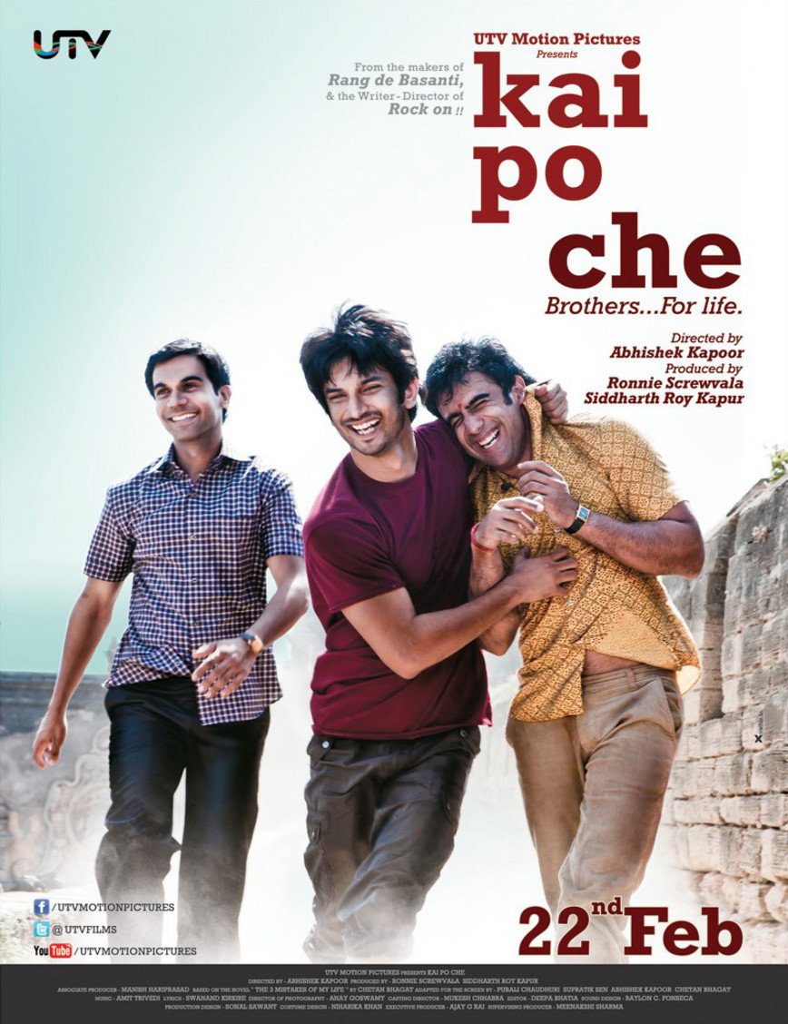 Hindi poster of the movie Kai po che!