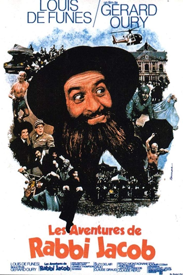 L'affiche du film Les aventures de Rabbi Jacob