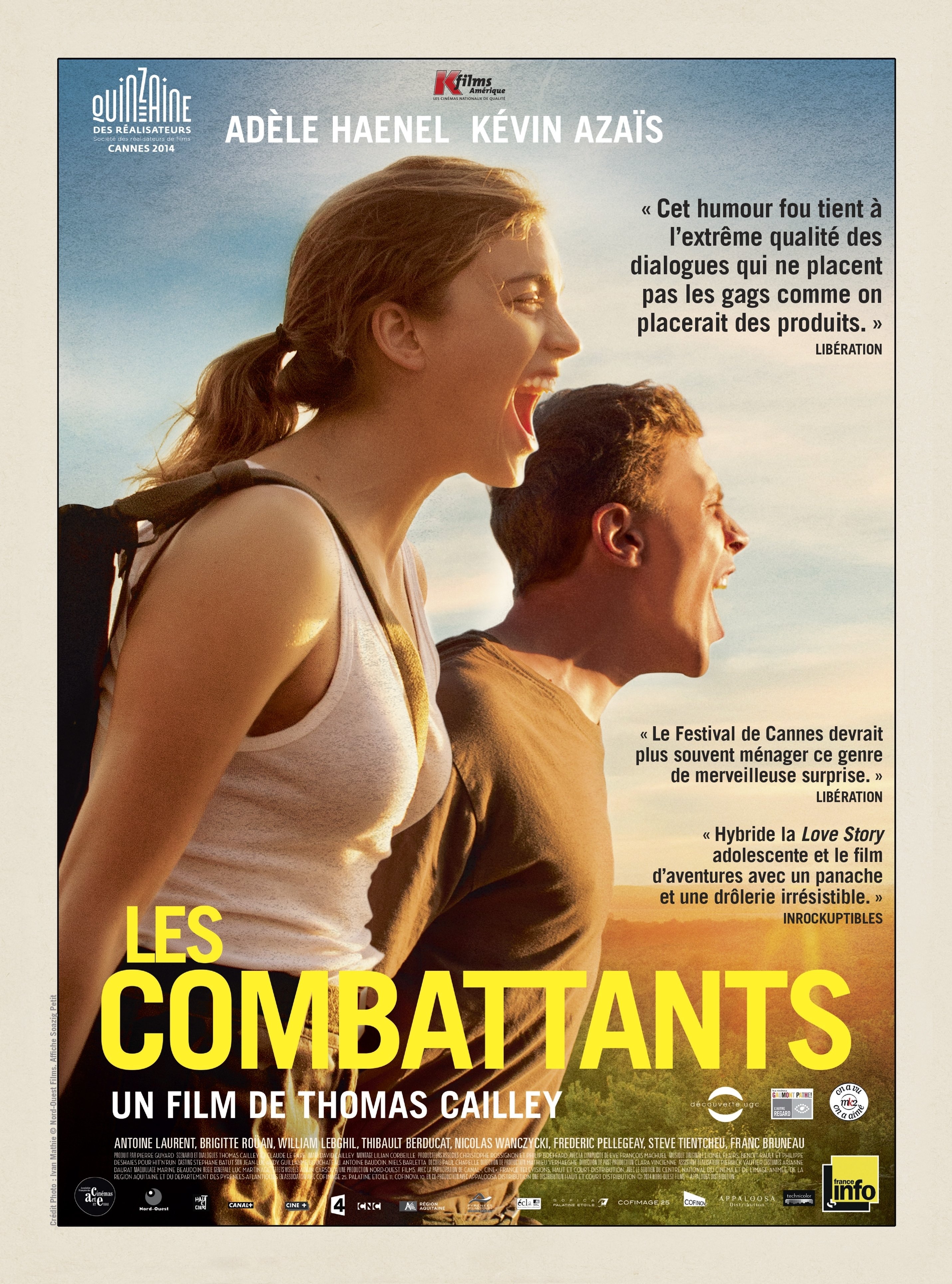 L'affiche du film Les Combattants