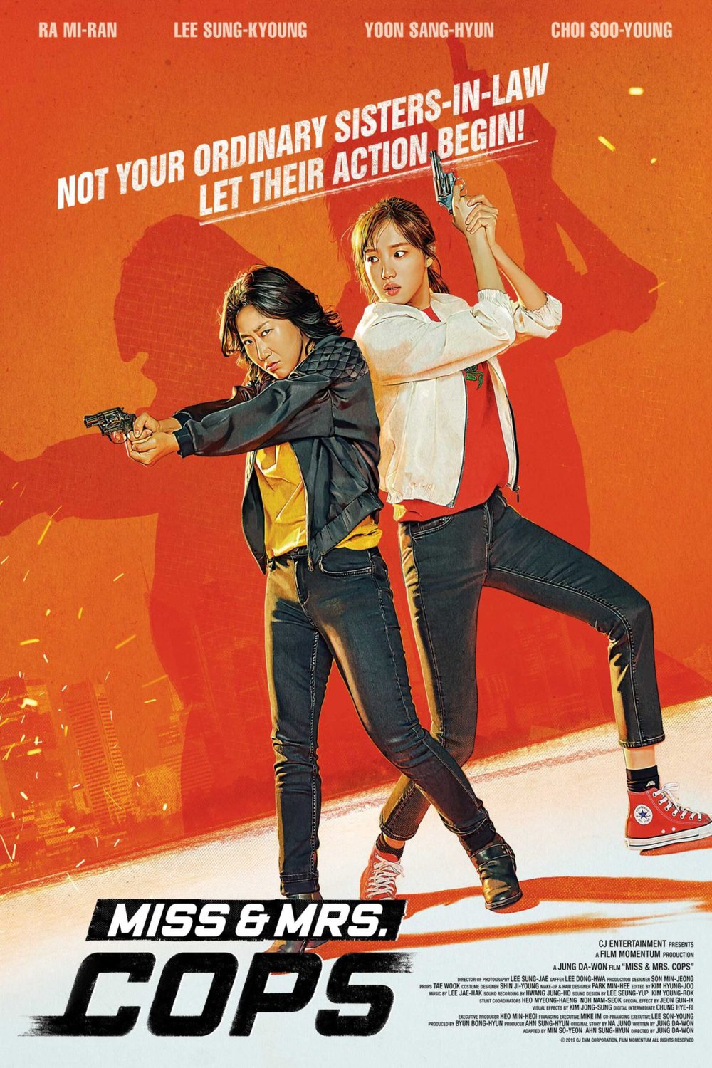 L'affiche originale du film Miss & Mrs. Cops en coréen