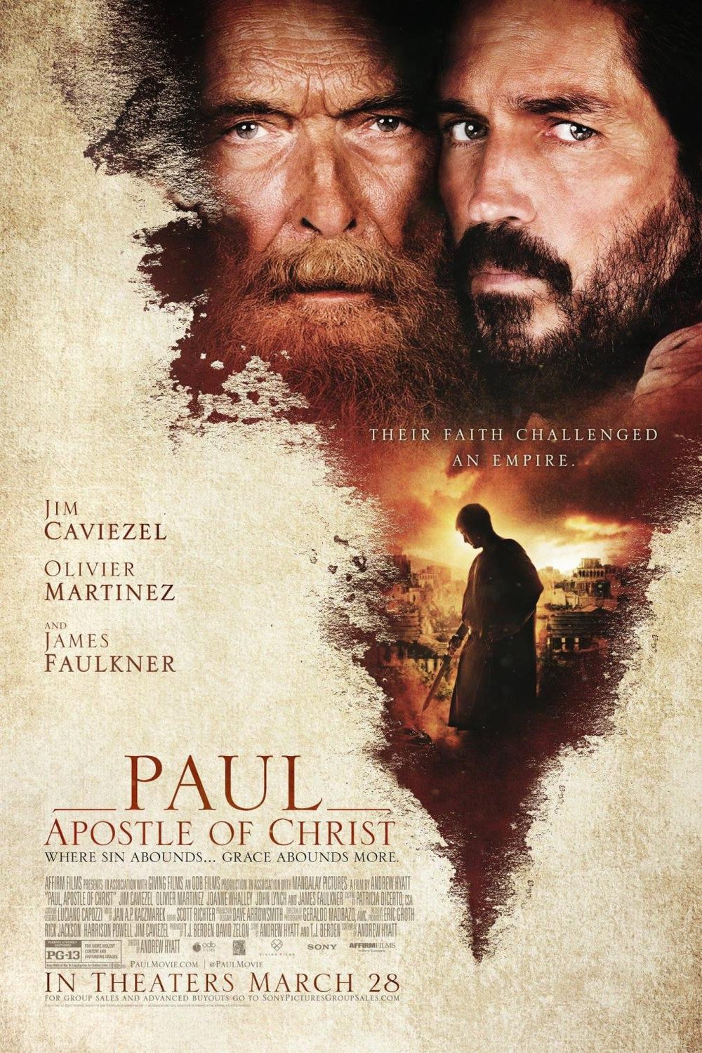 Poster of the movie Paul, Apostle of Christ