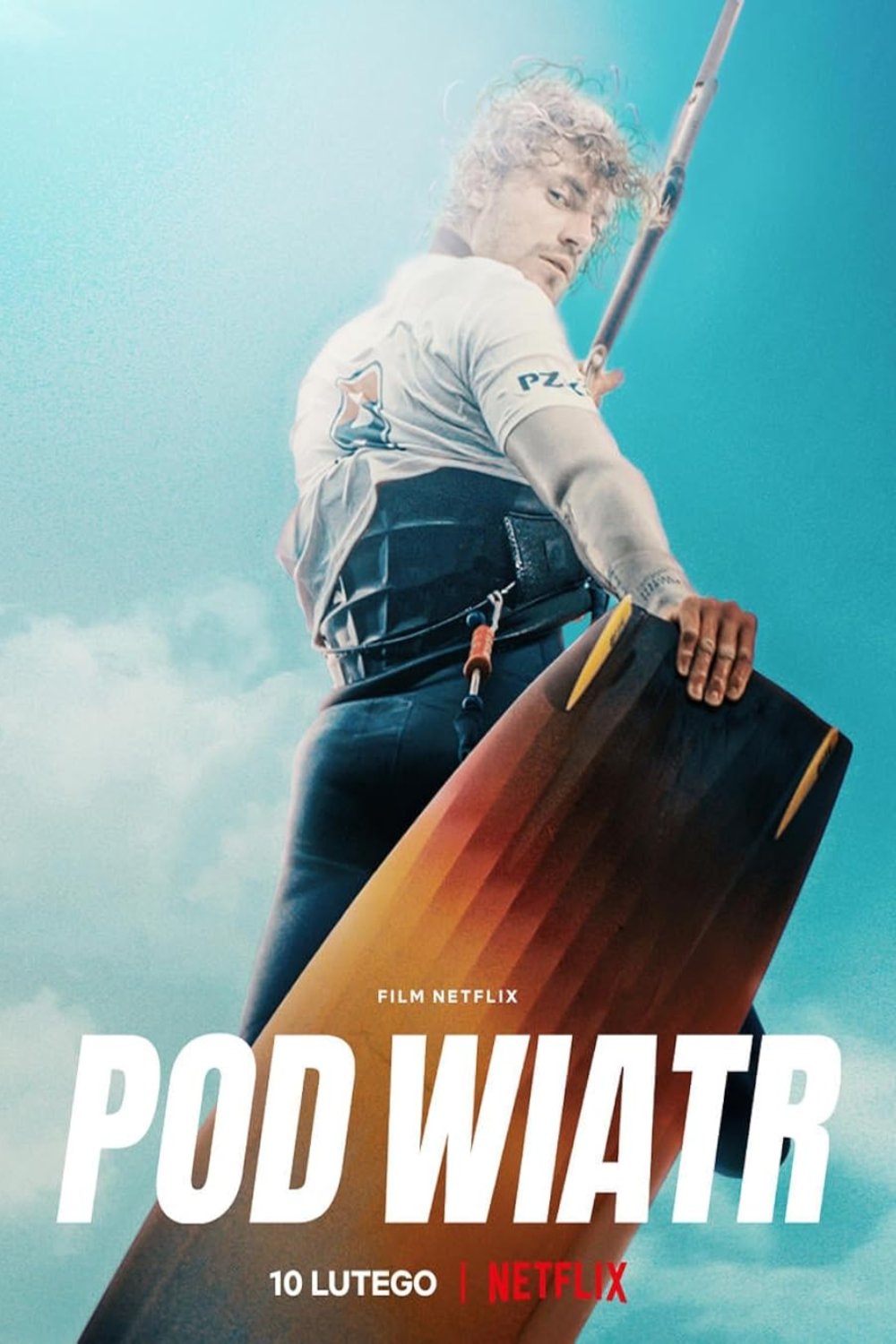 Polish poster of the movie Pod wiatr