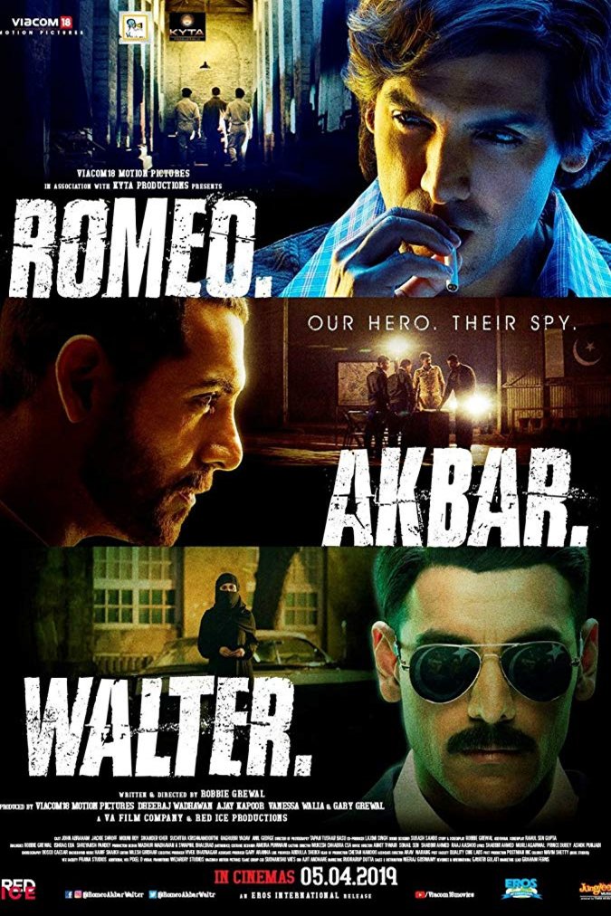 L'affiche originale du film Romeo Akbar Walter en Hindi
