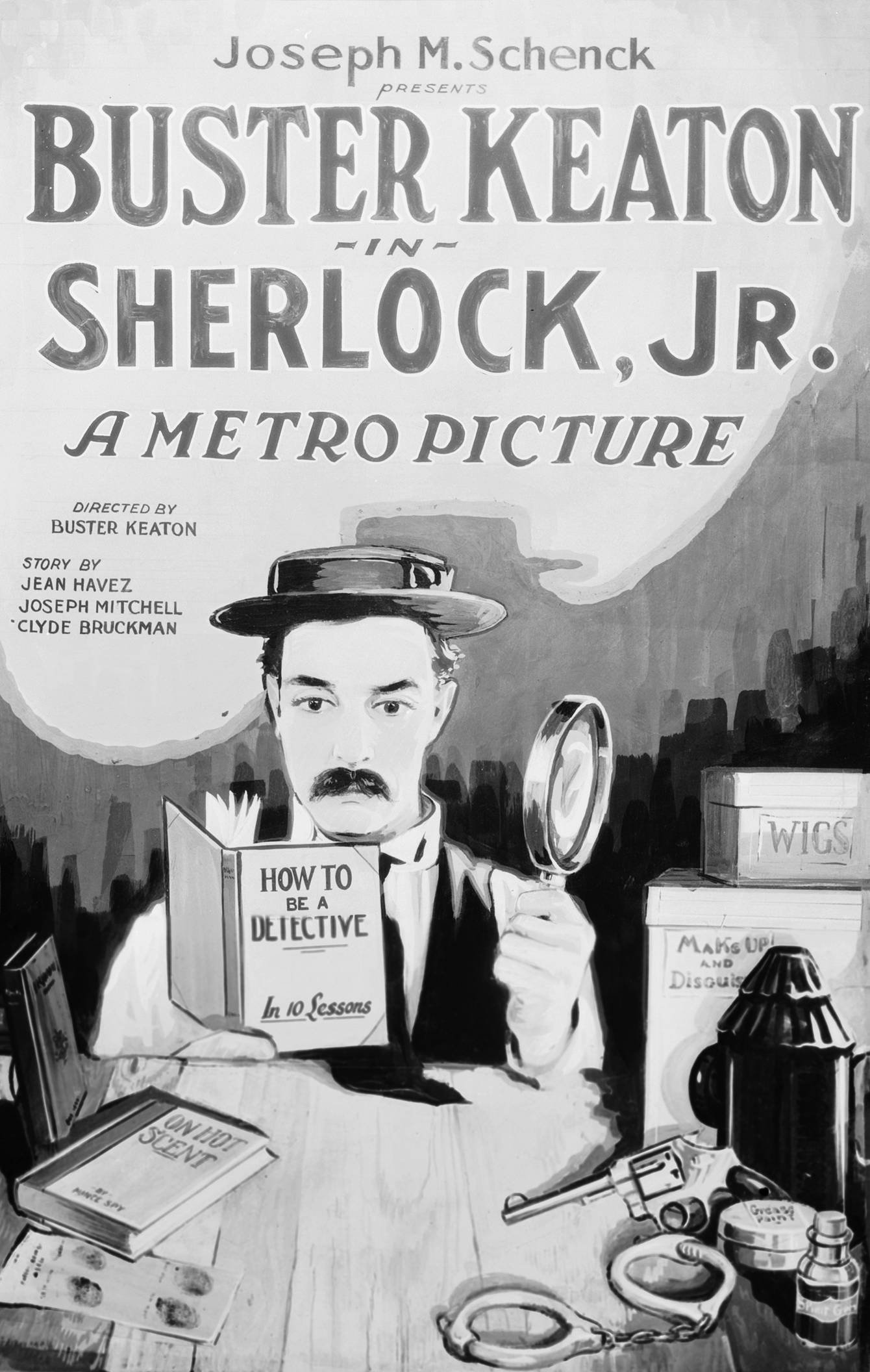 L'affiche du film Sherlock, Jr.