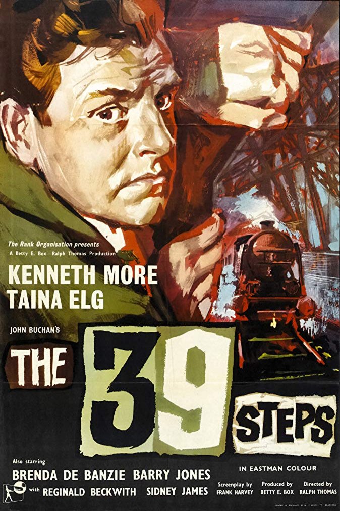 L'affiche du film The 39 Steps