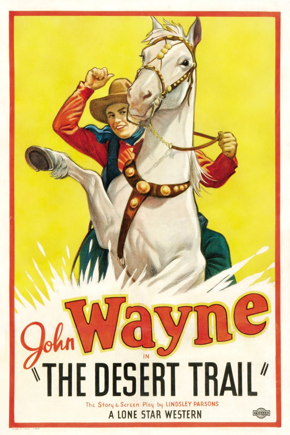 L'affiche du film The Desert Trail