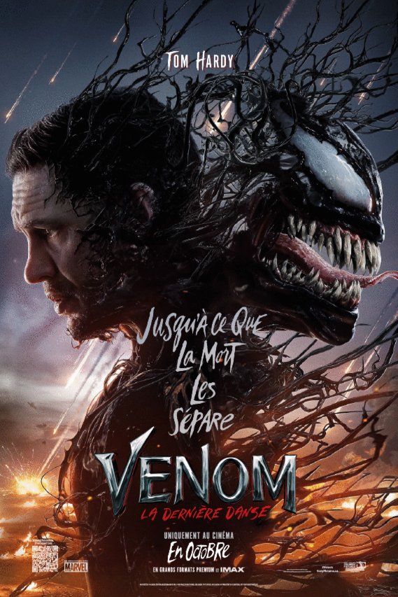 L'affiche du film Venom: La dernière danse [2024]