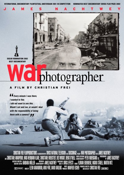 L'affiche du film War Photographer
